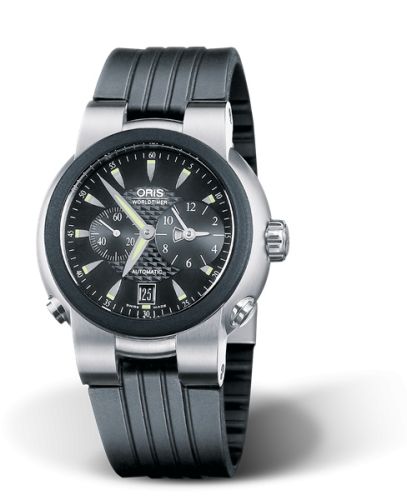 Oris TT1 Worldtimer Stainless Steel - Rubber / Black / Rubber 01 690 7527 4464-07 4 24 14