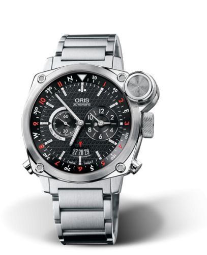 Oris BC4 Flight Timer Stainless Steel / Black / Bracelet 01 690 7615 4154-Set MB