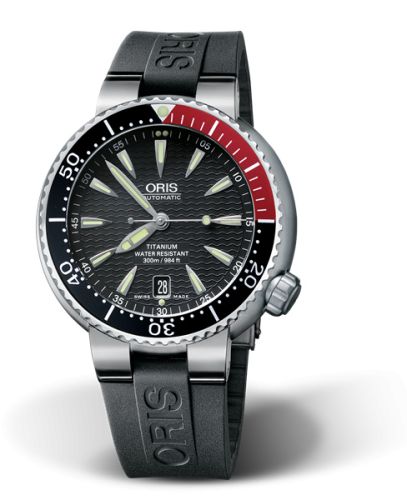 Oris Divers Date Titanium / Black / Rubber 01 733 7562 7154-07 4 24 34TEB