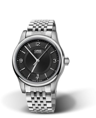 Oris Classic Date 37 Stainless Steel / Black / Bracelet 01 733 7578 4034-07 8 18 61