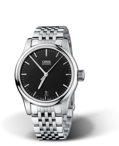 Oris Classic Date 37 Stainless Steel / Black / Bracelet 01 733 7578 4054-07 8 18 61