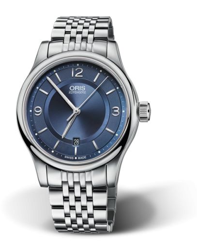 Oris Classic Date 42 Stainless Steel / Blue / Bracelet 01 733 7594 4035-07 8 20 61