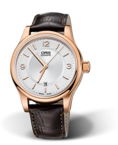 Oris Classic Date 42 Rose Gold / Silver 01 733 7594 4831-07 6 20 12