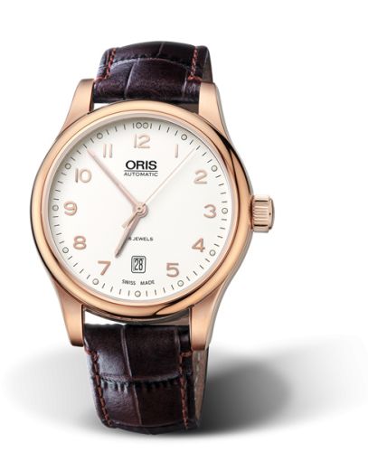 Oris Classic Date 42 Rose Gold / Silver 01 733 7594 4891-07 6 20 12