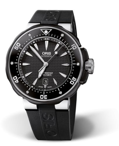 Oris ProDiver Date Titanium / Black / Rubber 01 733 7646 7154-07 4 26 04TEB