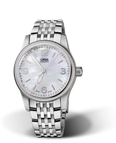 Oris Big Crown Diamonds 38 Stainless Steel / MOP / Bracelet 01 733 7649 4066-07 8 19 76