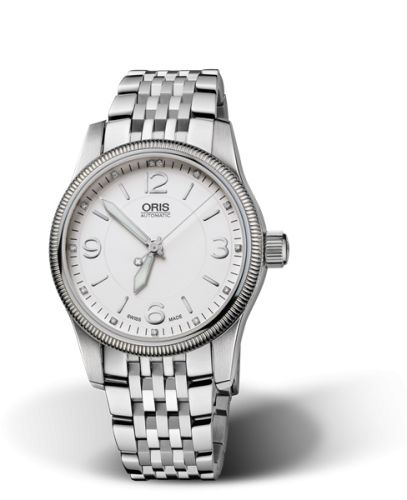 Oris Big Crown Swiss Hunter Team PS Edition Silver - Diamond / Bracelet 01 733 7649 4091-Set MB