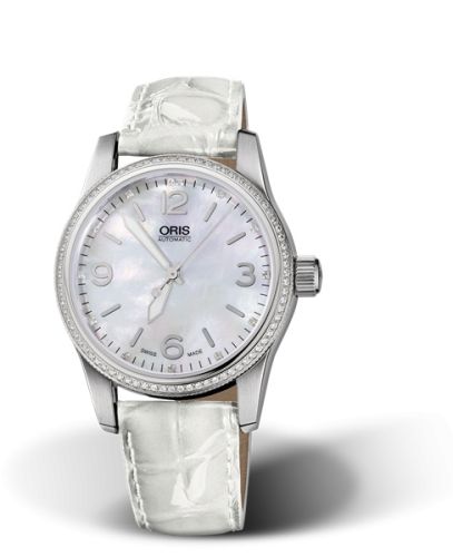 Oris Big Crown Diamonds 38 Stainless Steel - Diamond / MOP 01 733 7649 4966-07 5 19 67