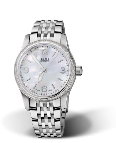 Oris Big Crown Diamonds 38 Stainless Steel - Diamond / MOP / Bracelet 01 733 7649 4966-07 8 19 76
