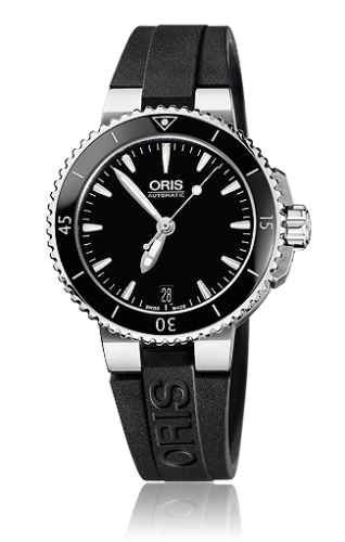 Oris Aquis Date 36 Stainless Steel / Black / Rubber 01 733 7652 4154-07 4 18 34