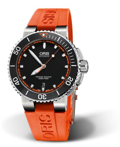 Oris Aquis Date 43 Stainless Steel / Black - Red / Rubber 01 733 7653 4128-07 4 26 32EB