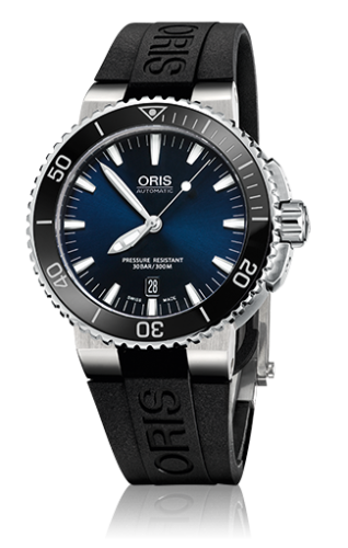 Oris Aquis Date 43 Stainless Steel / Blue / Rubber 01 733 7653 4135-07 4 26 34EB
