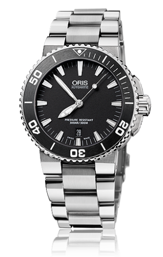 Oris Aquis Date 43 Stainless Steel / Black / Bracelet 01 733 7653 4154-07 8 26 01PEB