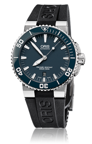 Oris Aquis Date 43 Stainless Steel / Blue / Rubber 01 733 7653 4155-07 4 26 34EB