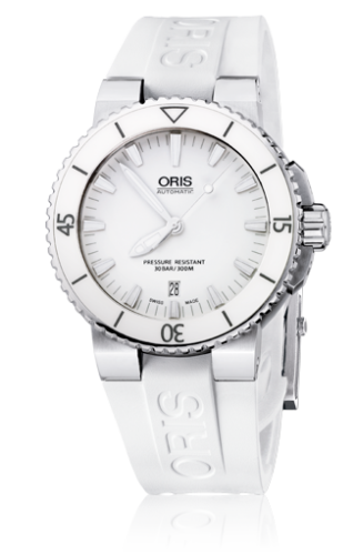 Oris Aquis Date 43 Stainless Steel / White / Rubber 01 733 7653 4156-07 4 26 31EB