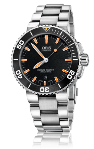 Oris Aquis Date 43 Stainless Steel / Black / Bracelet 01 733 7653 4159-07 8 26 01PEB