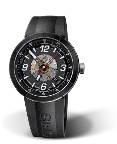 Oris TT1 Engine Date Stainless Steel - Ceramic / Skeleton / Rubber 01 733 7668 4114-07 4 25 06