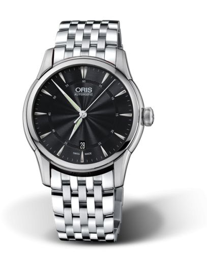 Oris Artelier Date 40 Stainless Steel / Black / Bracelet 01 733 7670 4054-07 8 21 77