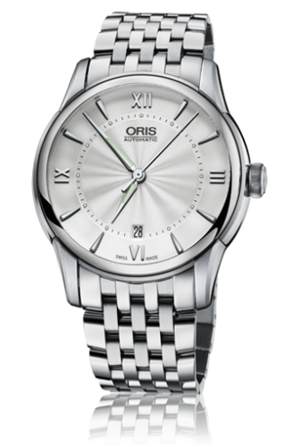 Oris Artelier Date 40.5 Stainless Steel / Silver / Bracelet 01 733 7670 4071-07 8 21 77 x