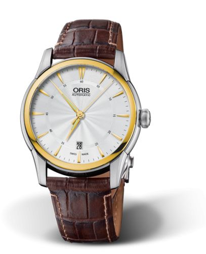 Oris Artelier Date 40 Stainless Steel - Yellow Gold / Silver 01 733 7670 4351-07 1 21 73FC