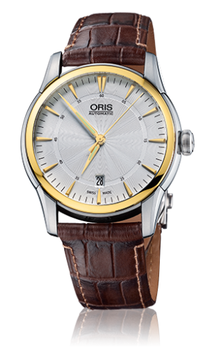 Oris Artelier Date 40.5 Stainless Steel - Yellow Gold / Silver 01 733 7670 4351-07 5 21 70FC x