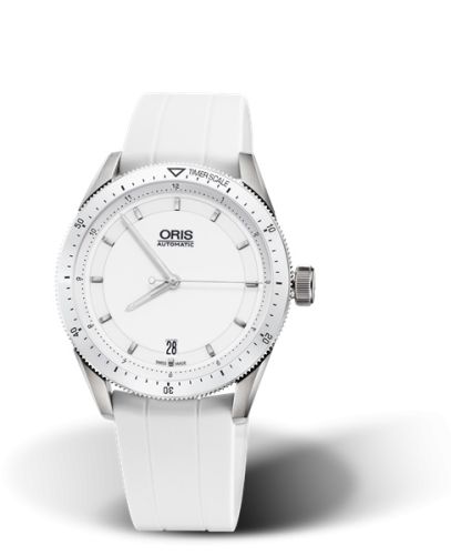 Oris Artix GT Date Stainless Steel - Ceramic / White / Rubber 01 733 7671 4156-07 4 18 30FC