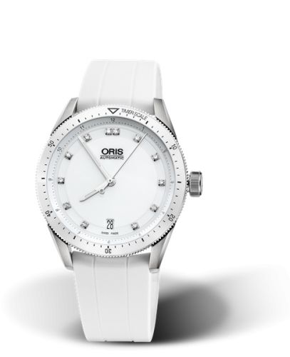 Oris Artix GT Date Stainless Steel - Ceramic / White - Diamond / Rubber 01 733 7671 4196-07 4 18 30FC