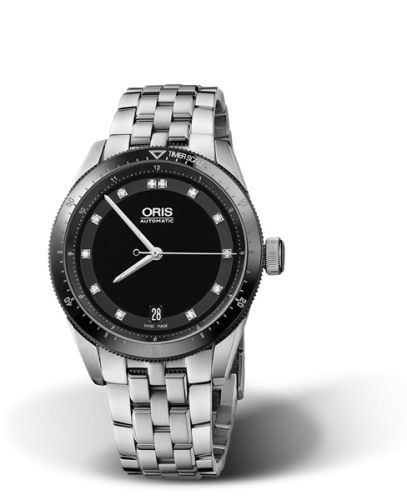 Oris Artix GT Date Stainless Steel - Ceramic / Black - Diamond / Bracelet 01 733 7671 4494-07 8 18 85