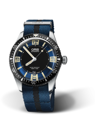 Oris Divers Sixty-Five 40 Stainless Steel / Blue / NATO 01 733 7707 4035-07 5 20 29FC