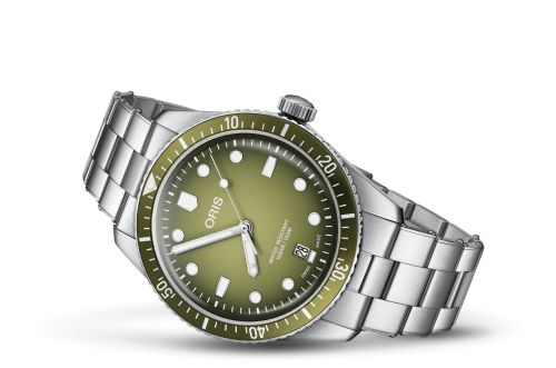 Oris Divers Sixty-Five 40 Stainless Steel / Green / Bracelet 01 733 7707 4057-07 8 20 18