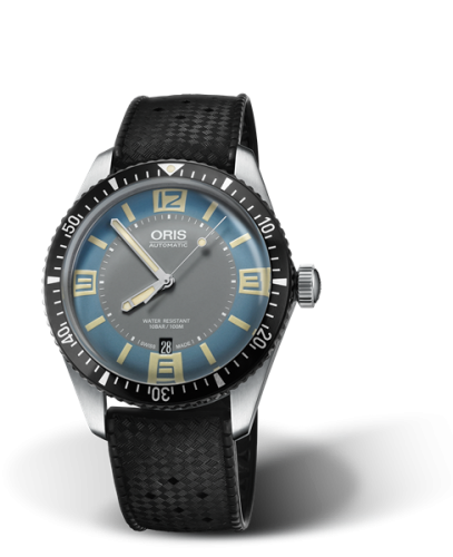 Oris Divers Sixty-Five 40 Stainless Steel / Deauville Blue / Rubber 01 733 7707 4065-07 4 20 18