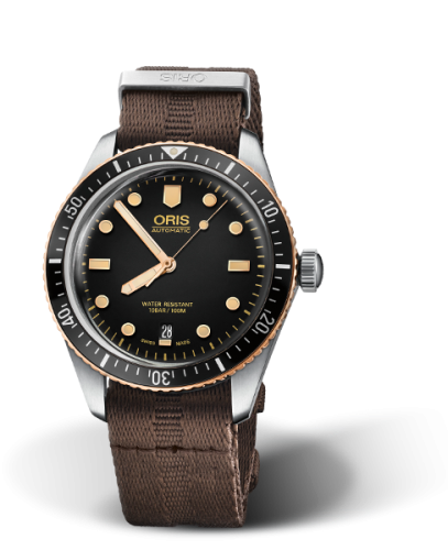 Oris Divers Sixty-Five 40 Stainless Steel / Bronze / Black / Nato 01 733 7707 4354-07 5 20 30