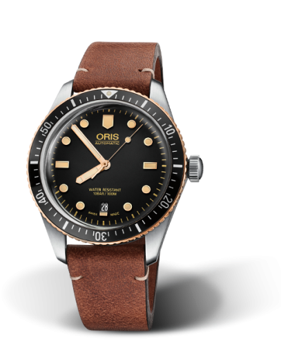 Oris Divers Sixty-Five 40 Stainless Steel / Bronze / Black / Calf 01 733 7707 4354-07 5 20 45