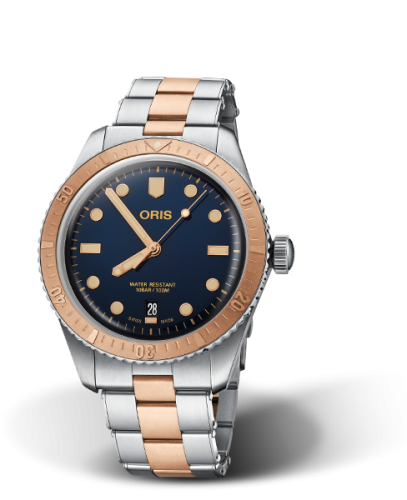 Oris Divers Sixty-Five 40 Stainless Steel / Bronze / Blue / Bracelet 01 733 7707 4355-07 8 20 17