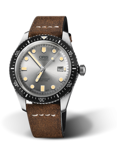 Oris Divers Sixty-Five 42 Stainless Steel / Silver / Calf 01 733 7720 4051-07 5 21 02