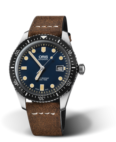 Oris Divers Sixty-Five 42 Stainless Steel / Blue / Calf 01 733 7720 4055-07 5 21 02