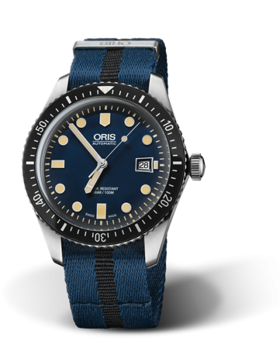 Oris Divers Sixty-Five 42 Stainless Steel / Blue / NATO 01 733 7720 4055-07 5 21 28FC
