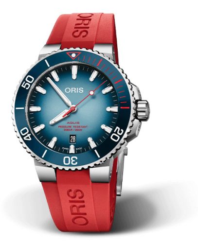Oris Aquis Date 43.5 Oceano Pulito con Umberto Pelizzari 01 733 7730 4105-Set