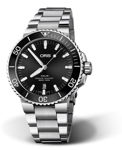 Oris Aquis Date 43.5 Stainless Steel / Black / Bracelet 01 733 7730 4134-07 8 24 05PEB