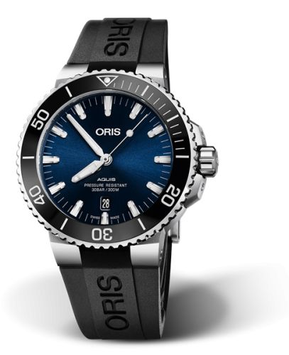 Oris Aquis Date 43 Stainless Steel / Blue / Rubber 01 733 7730 4135-07 4 24 64EB