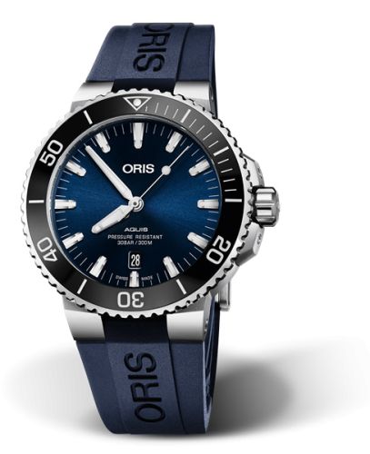 Oris Aquis Date 43 Stainless Steel / Blue / Rubber 01 733 7730 4135-07 4 24 65EB