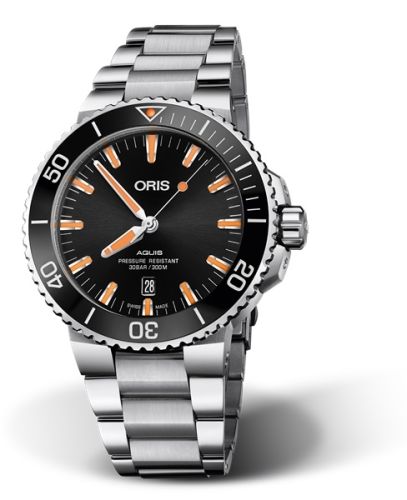 Oris Aquis Date 43.5 Stainless Steel / Black / Bracelet 01 733 7730 4159-07 8 24 05PEB