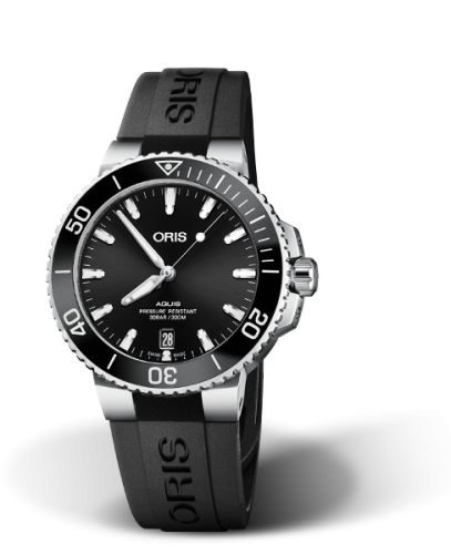Oris Aquis Date 39.5 Stainless Steel / Black / Rubber 01 733 7732 4134-07 4 21 64FC