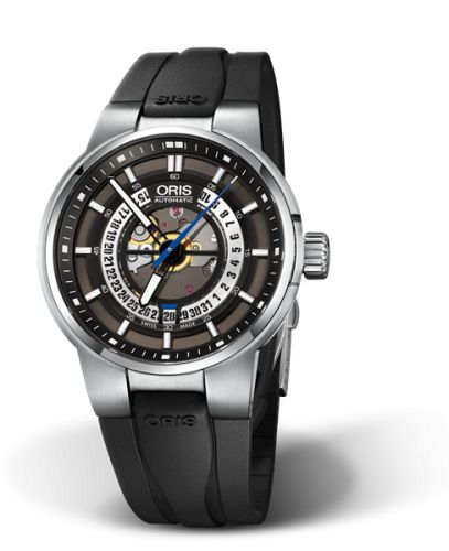 Oris Williams Engine Date 42 Stainless Steel / Rubber 01 733 7740 4154-07 4 24 54FC