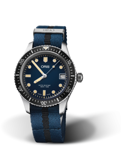 Oris Divers Sixty-Five 36 Stainless Steel / Blue / NATO 01 733 7747 4055-07 5 17 28