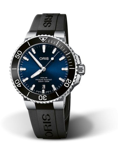 Oris Aquis Date 41.5 Stainless Steel / Blue / Rubber 01 733 7766 4135-07 4 22 64FC