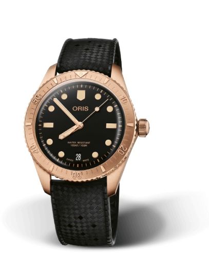 Oris Divers Sixty-Five 38 Cotton Candy Sepia / Tropic 01 733 7771 3154-07 4 19 18BR