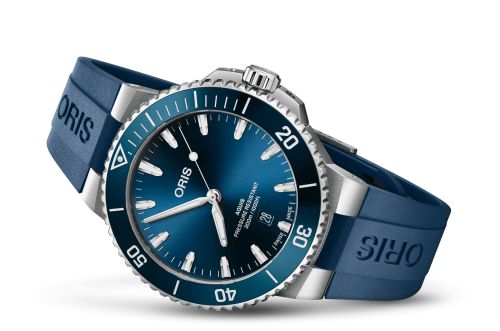 Oris Aquis Date 43.5 Stainless Steel / Blue / Rubber 01 733 7789 4135-07 4 23 35FC