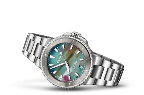 Oris Aquis Date 36.5 Stainless Steel / Upcycle 01 733 7792 4150-07 8 19 05P