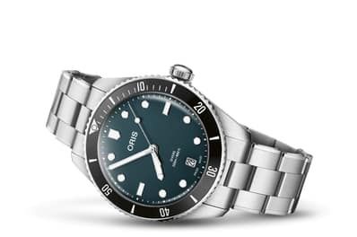 Oris Divers Sixty-Five 39 Stainless Steel / Blue / Bracelet 01 733 7795 4055-Set